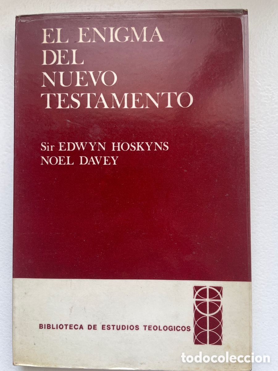 Libros de segunda mano: El enigma del Nuevo Testamento - Edwyn Hoskyns