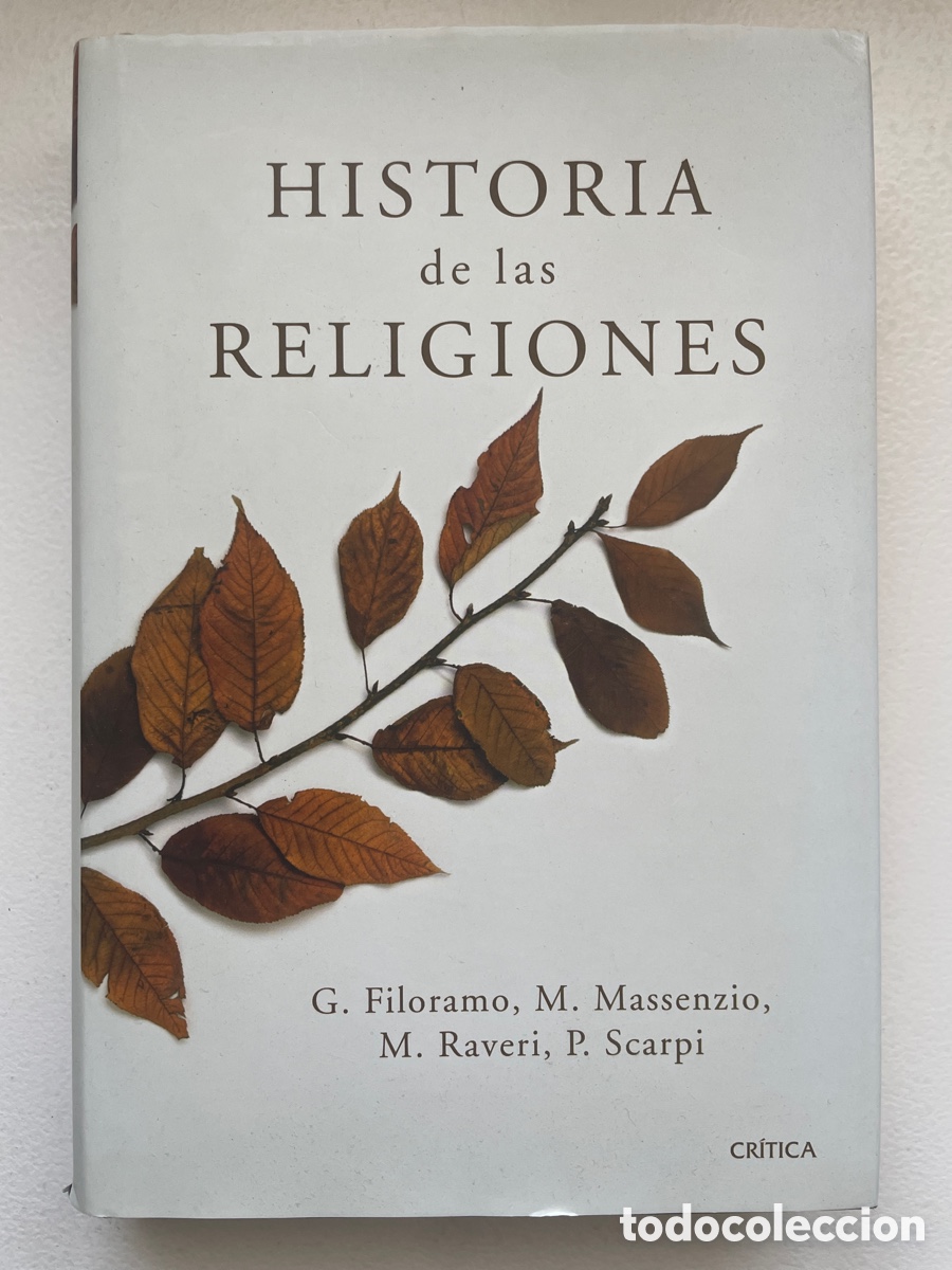 Libros de segunda mano: Historia de las Religiones - G. Filoramo