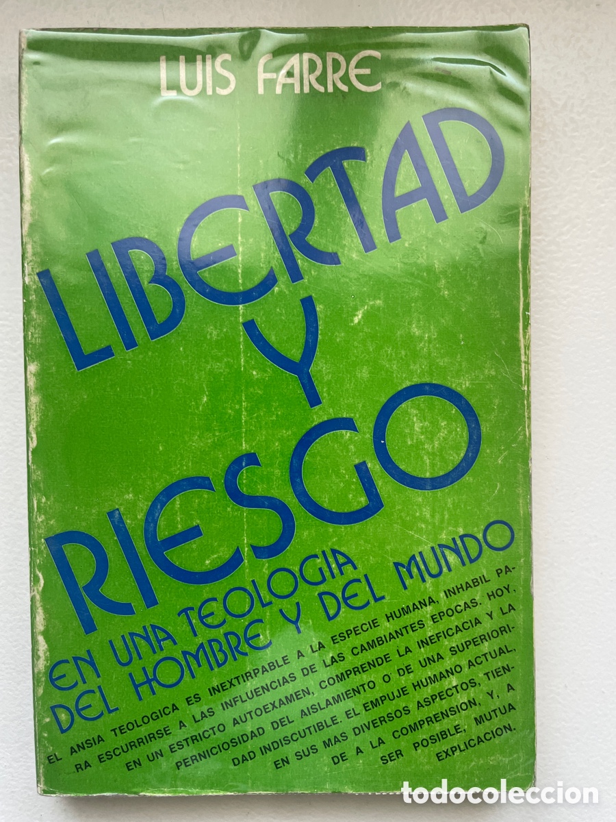 Libros de segunda mano: Libertad y Riesgo - Luis Farre