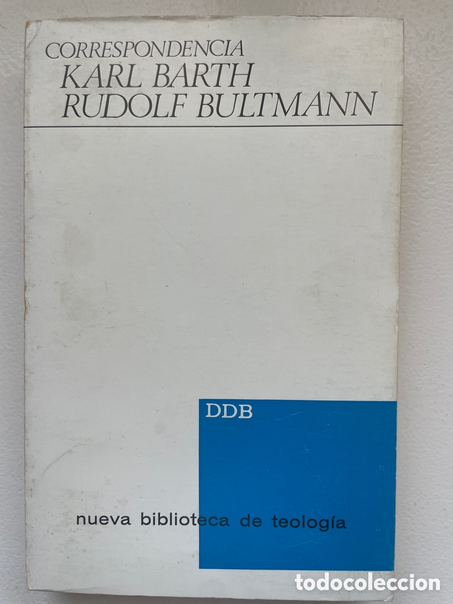 Libros de segunda mano: Correspondencia: Karl Barth y Rudolf Bultmann