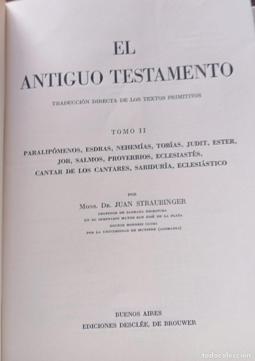 Libros de segunda mano: EL ANTIGUO TESTAMENTO/EL NUEVO TESTAMENTO - Foto 2