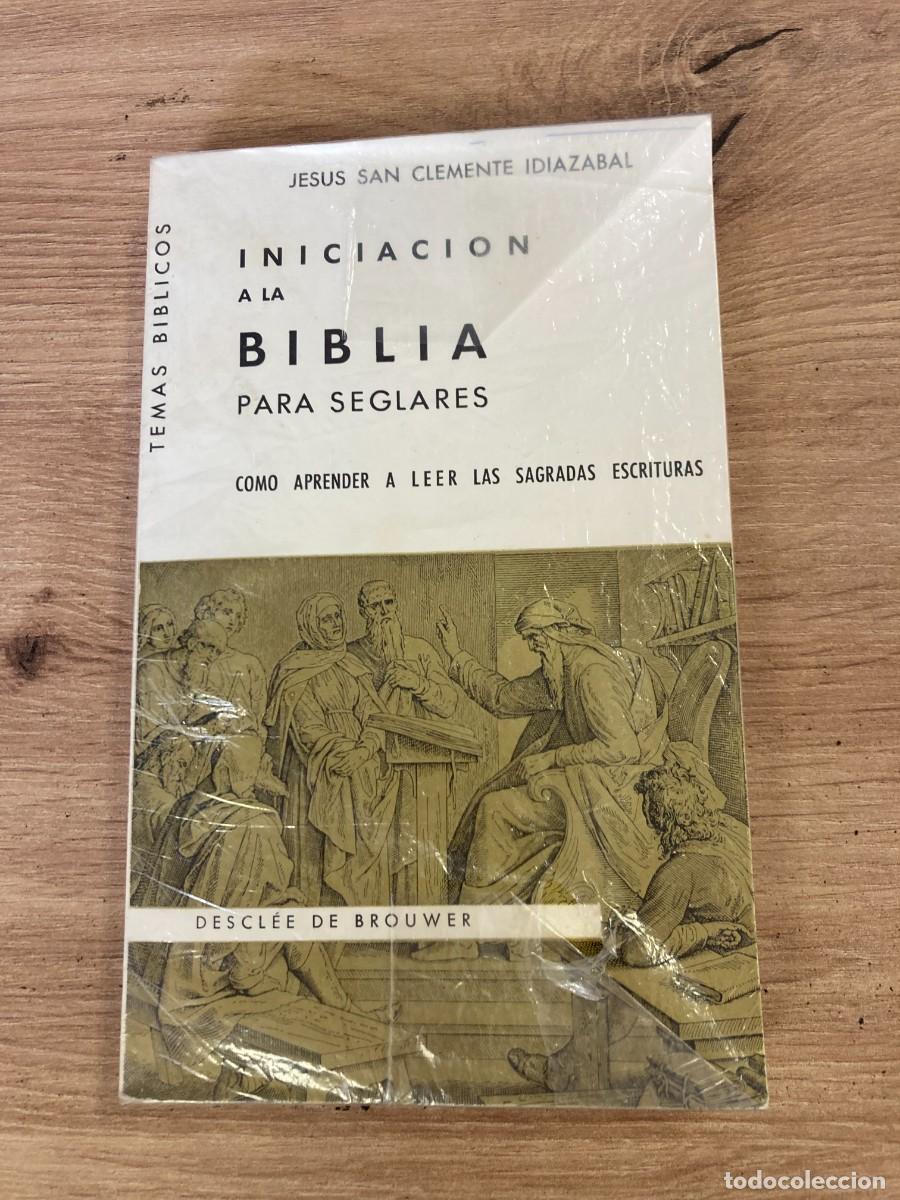 Libros de segunda mano: Iniciaci&oacute;n a la Biblia para seglares Jes&uacute;s San Clemente Idiaz&aacute;bal