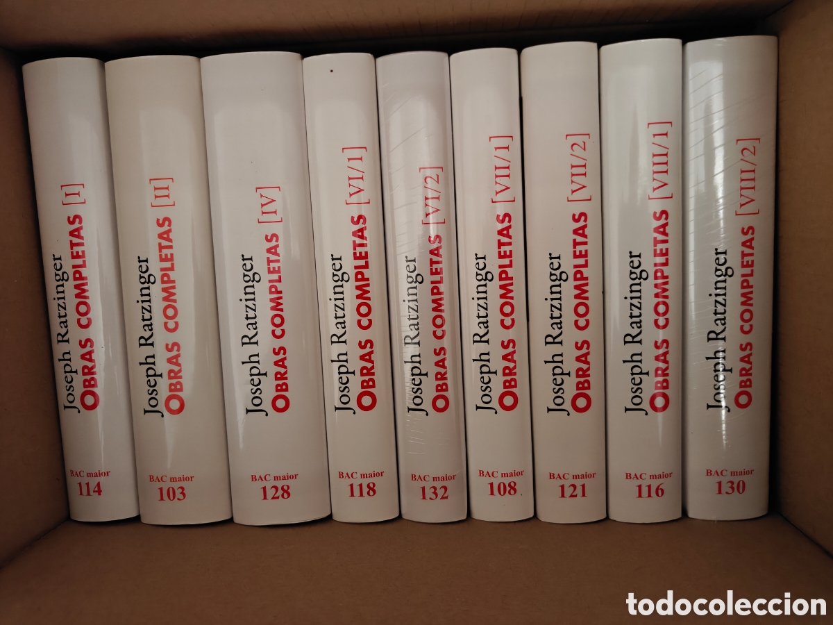 Libros de segunda mano: Lote 11 Vol&uacute;menes Obras Completas Joseph Ratzinger - BAC Maior