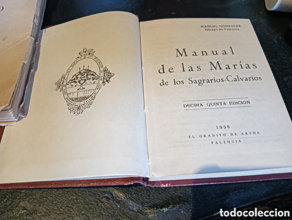 Libros de segunda mano: Manual de las Mar&iacute;as de los sagrados calvarios Palencia