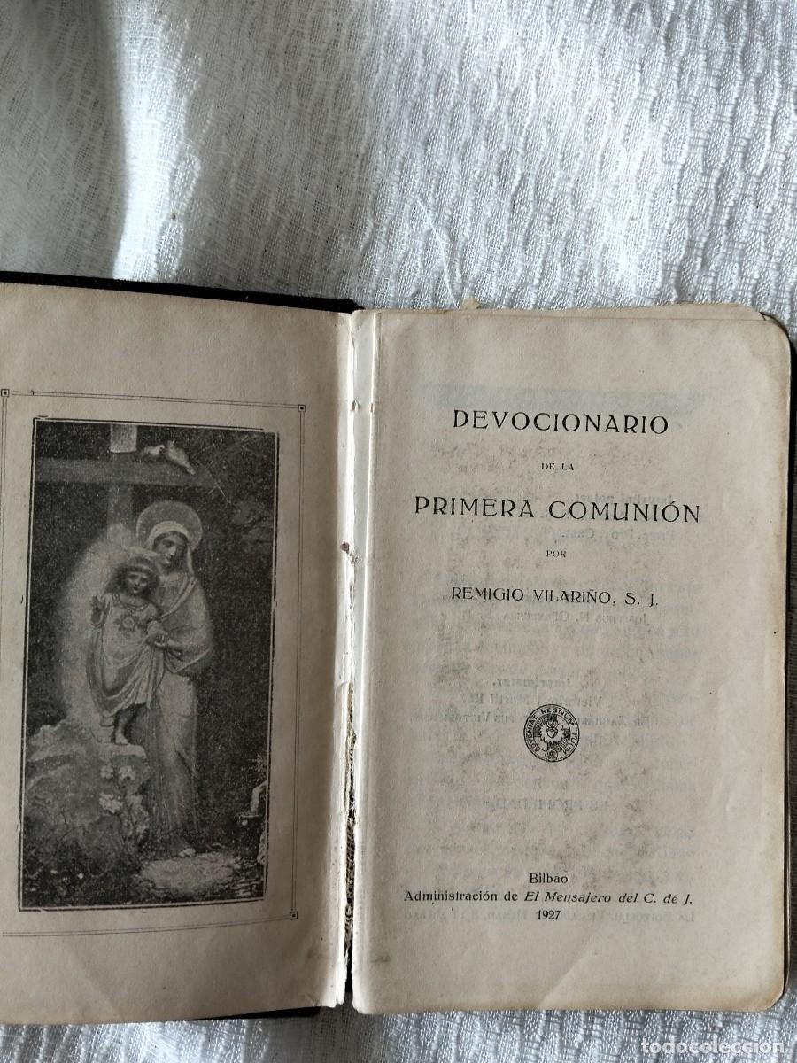 Libros de segunda mano: Devocionario de la primera Comuni&oacute;n 1927
