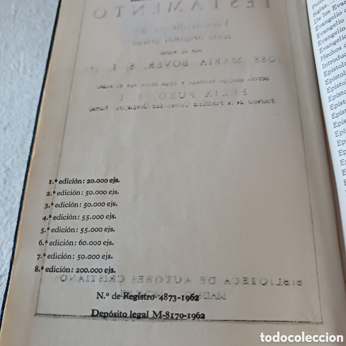 Libros de segunda mano: El Nuevo Testamento, - Foto 5