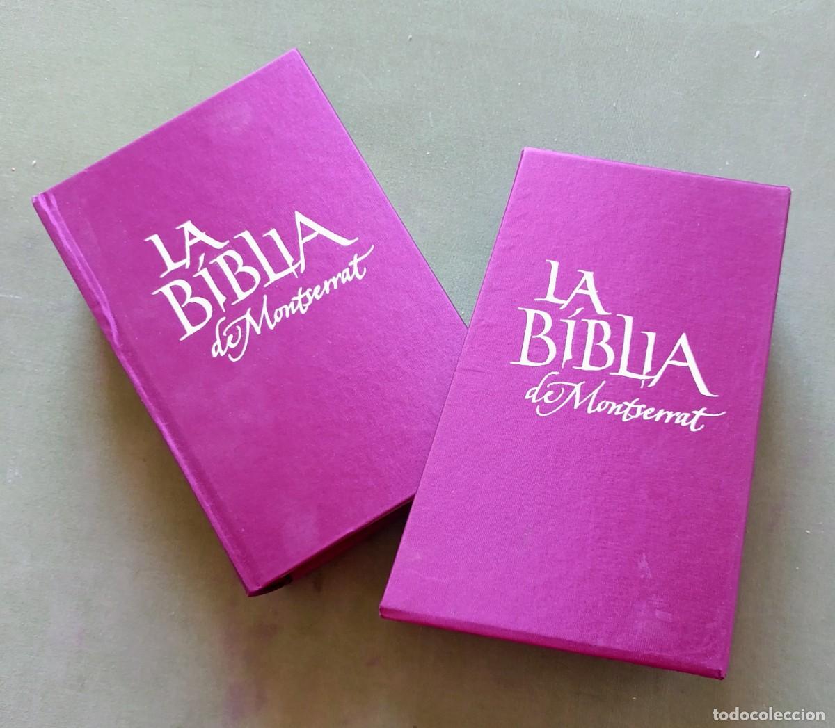 Libros de segunda mano: BIBLIA DE MONTSERRAT - EDICIO DE LUXE - VERSI&Oacute; ORIGINAL I NOTES PELS MONJOS DE MONTSERRAT - D20