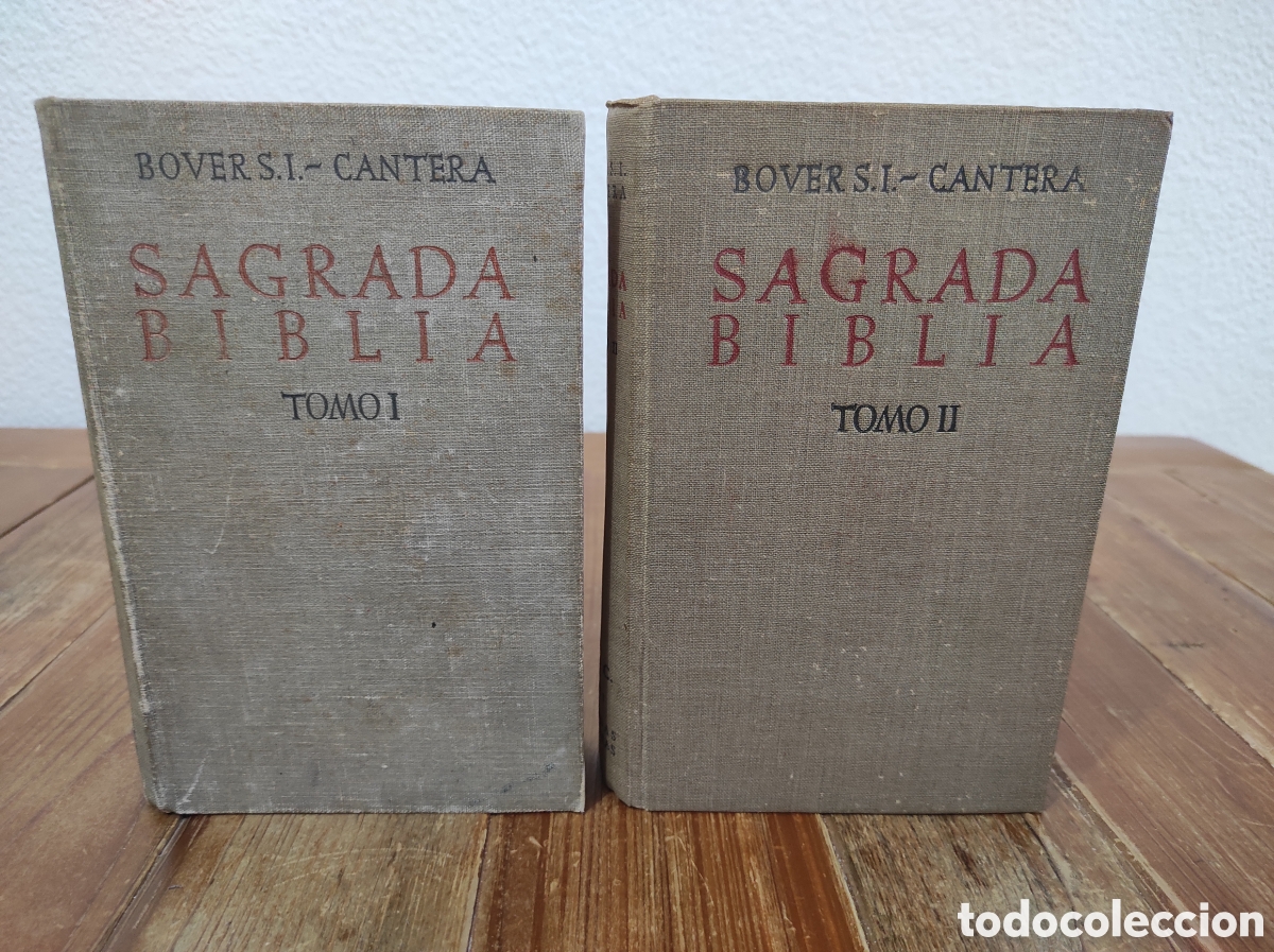 Libros de segunda mano: Sagrada Biblia Bover S.I. - Cantera. Primera edici&oacute;n, 1947. B.A.C.