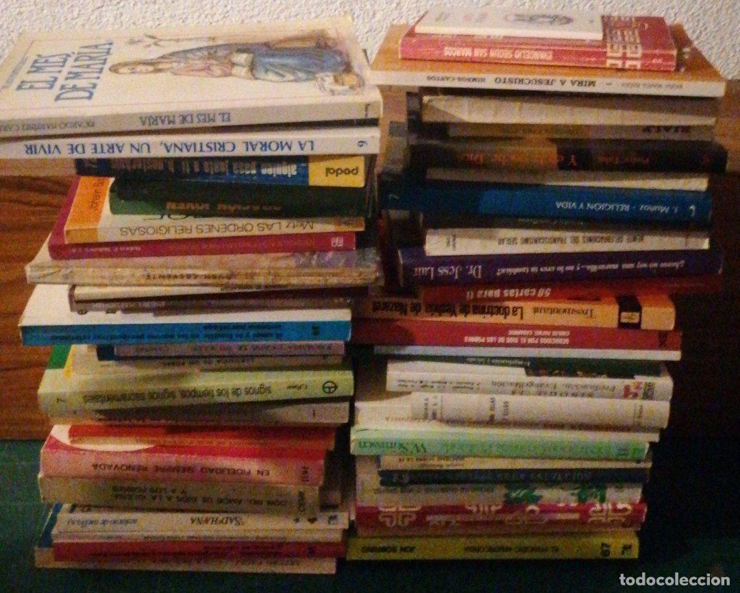 Libri di seconda mano: AA.VV. - LOTE VARIADO DE 50 LIBROS DE RELIGION, EN RUSTICA.