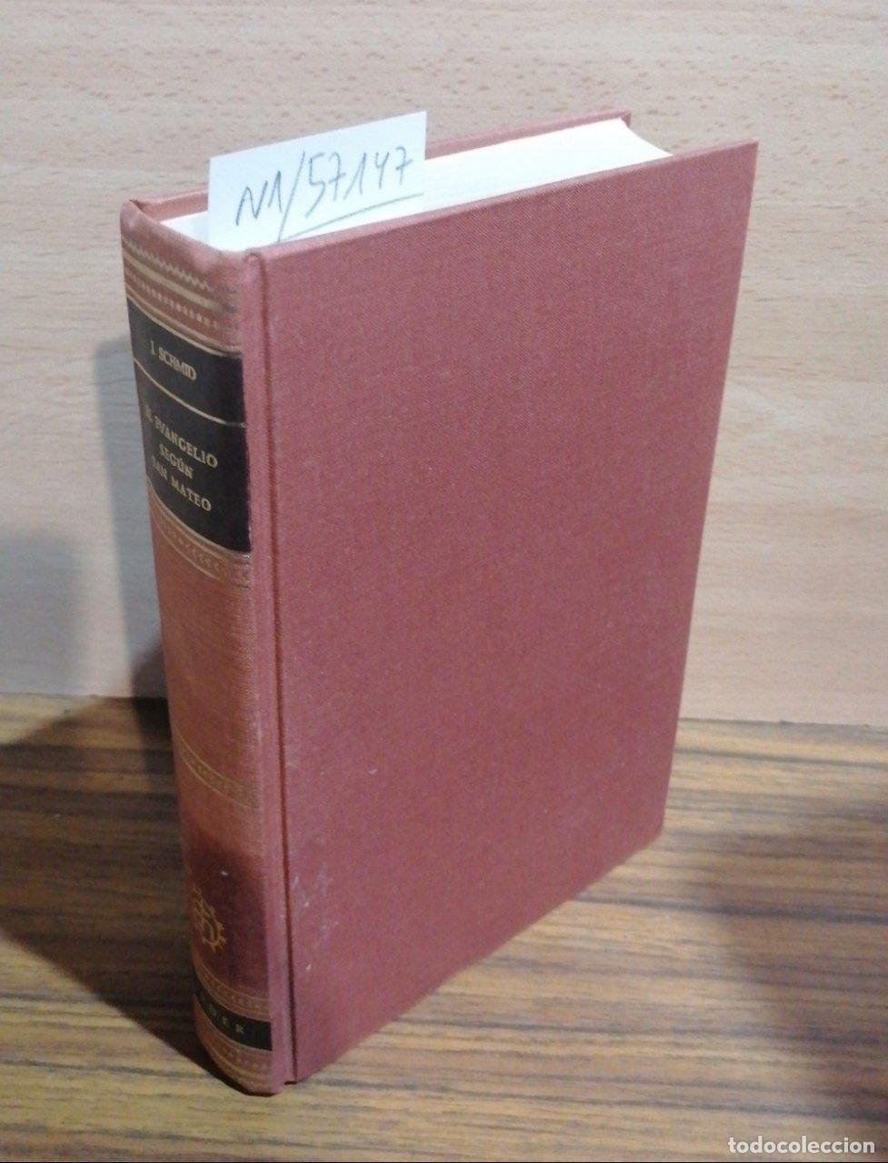 Libri di seconda mano: SCHMID, Josef - EL EVANGELIO SEGUN SAN MATEO (BIBLIA)