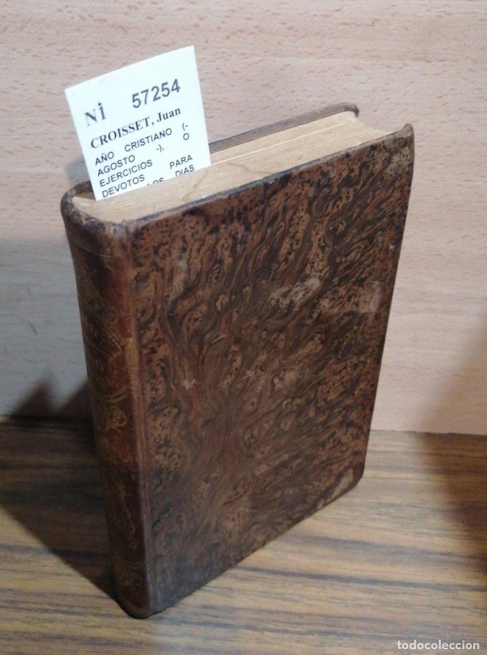 Livros em segunda m&atilde;o: CROISSET, Juan - A&Ntilde;O CRISTIANO (- AGOSTO -), O EJERCICIOS DEVOTOS PARA TODOS LOS DIAS DEL A&Ntilde;O; escri