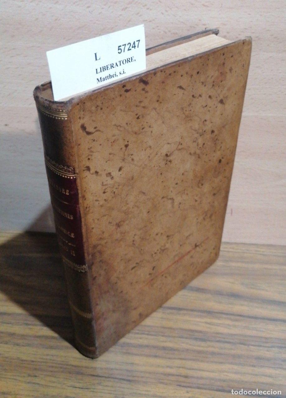 Livros em segunda m&atilde;o: LIBERATORE, Matthei, s.i. - INSTITUTIONES PHILOSOPHICAE ... VOLUMEN SECUNDUM. METAPHYSICA SPECIALIS