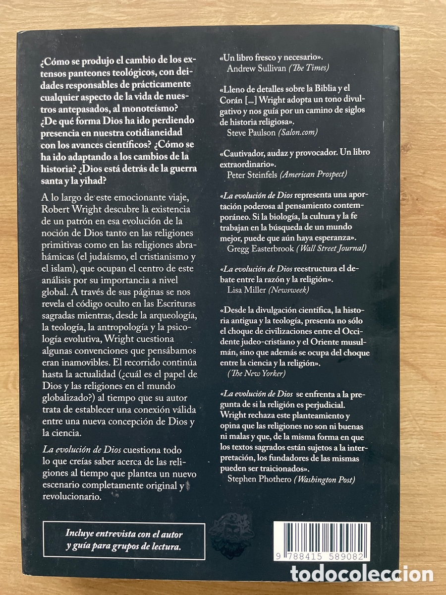 Libros de segunda mano: La evoluci&oacute;n de Dios - Robert Wright - Foto 2