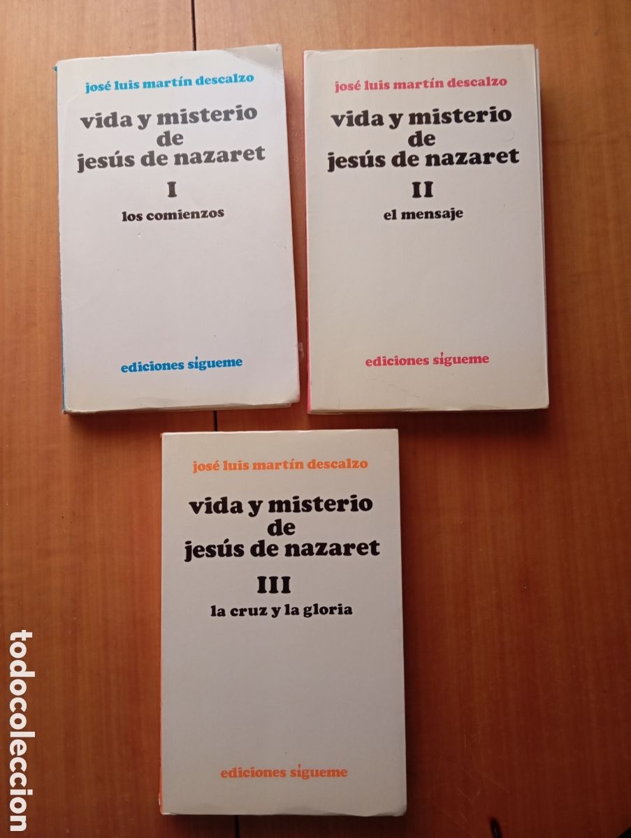 Libros de segunda mano: Vida y misterio de Jes&uacute;s de Nazaret 3 tomos