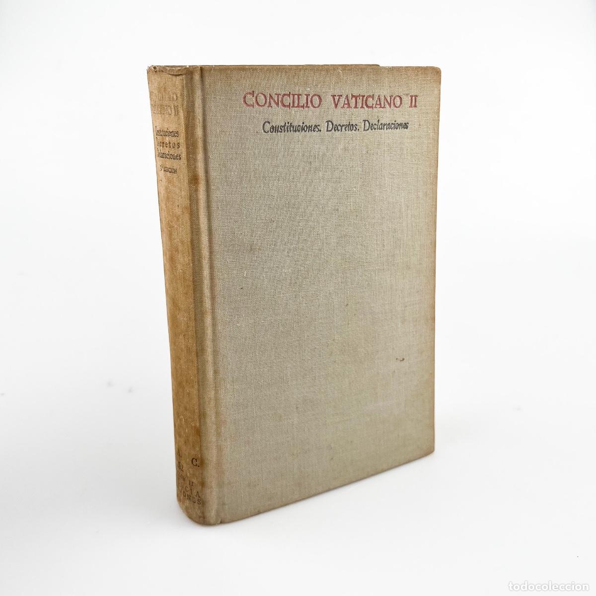 Libros de segunda mano: Concilio Vaticano II, Constituciones, Decretos, Declaraciones, Casimiro Morcillo Gonz&aacute;lez BAC