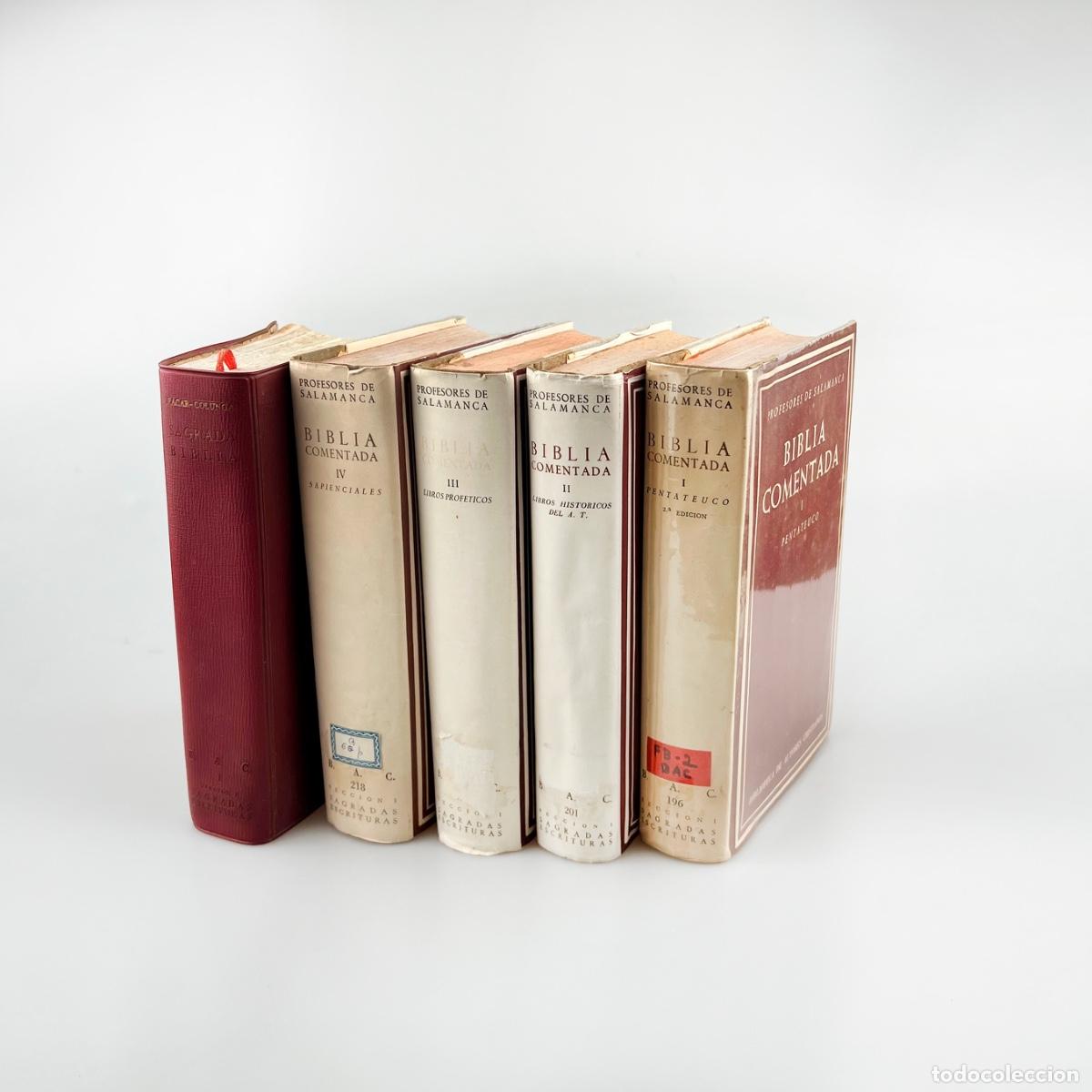 Libros de segunda mano: Biblia Comentada I, II, III y IV y Biblia. BAC