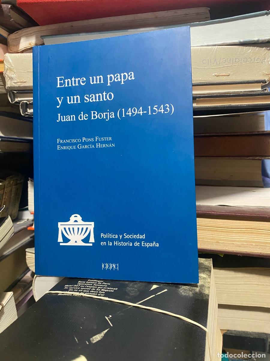 Libros de segunda mano: entre un papa y un santo, juan de Borja, francisco Pons, edt. cepc