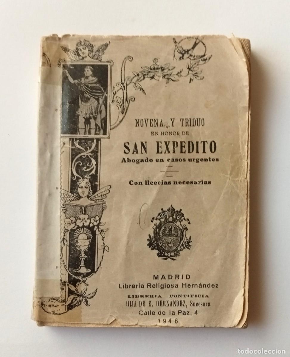 Libros de segunda mano: 1946 - NOVENA Y TRIDUO EN HONOR A S. EXPEDITO