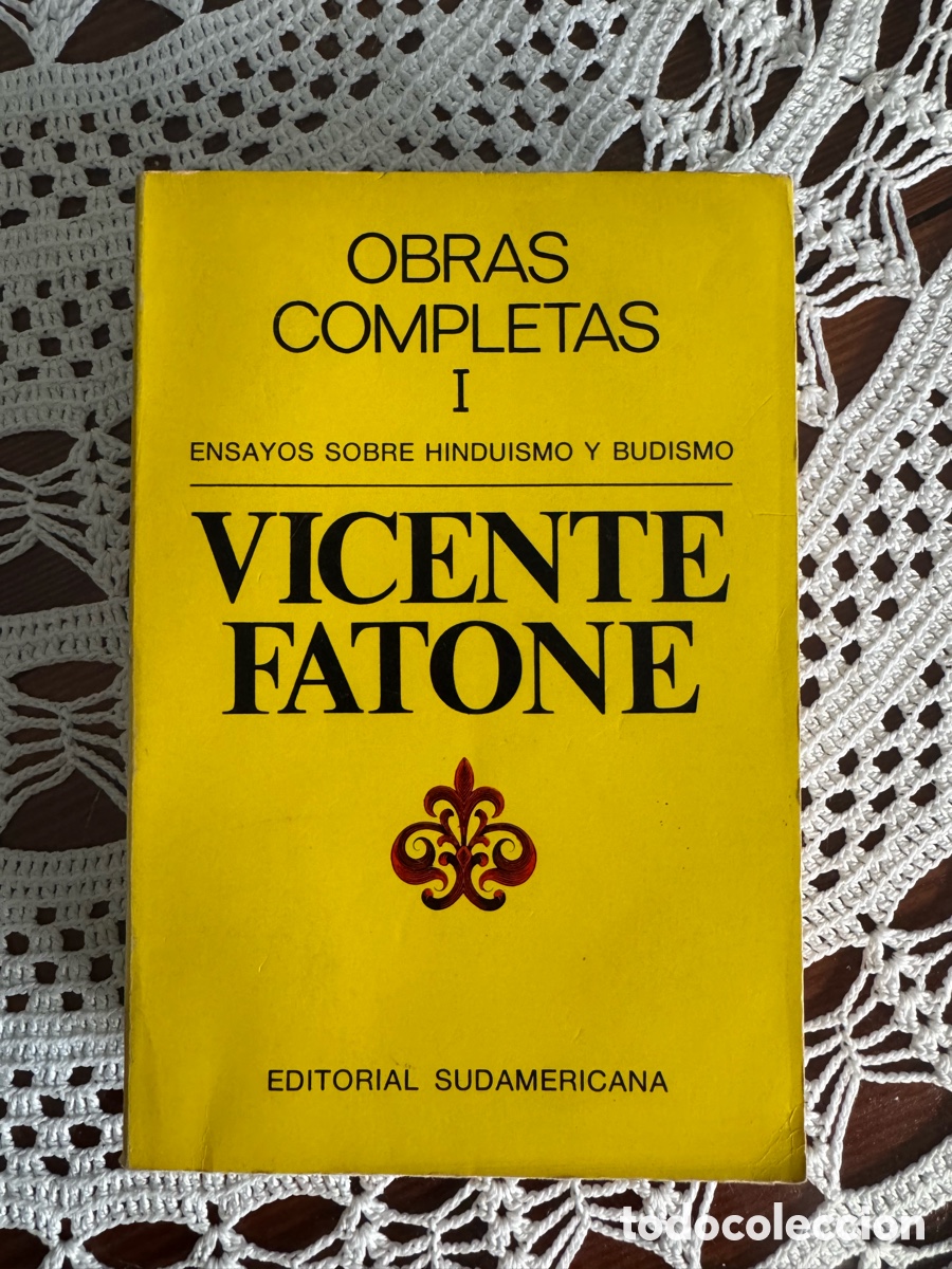 Libros de segunda mano: Vicente Fatone Ensayos sobre hinduismo y budismo
