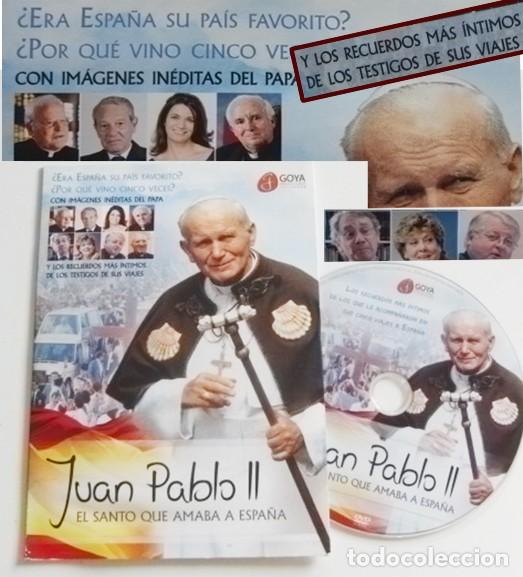 Libros de segunda mano: DVD JUAN PABLO II EL SANTO QUE AMABA A ESPA&Ntilde;A DOCUMENTAL DE PAPA RELIGI&Oacute;N CRISTIANA VIAJES -NO LIBRO