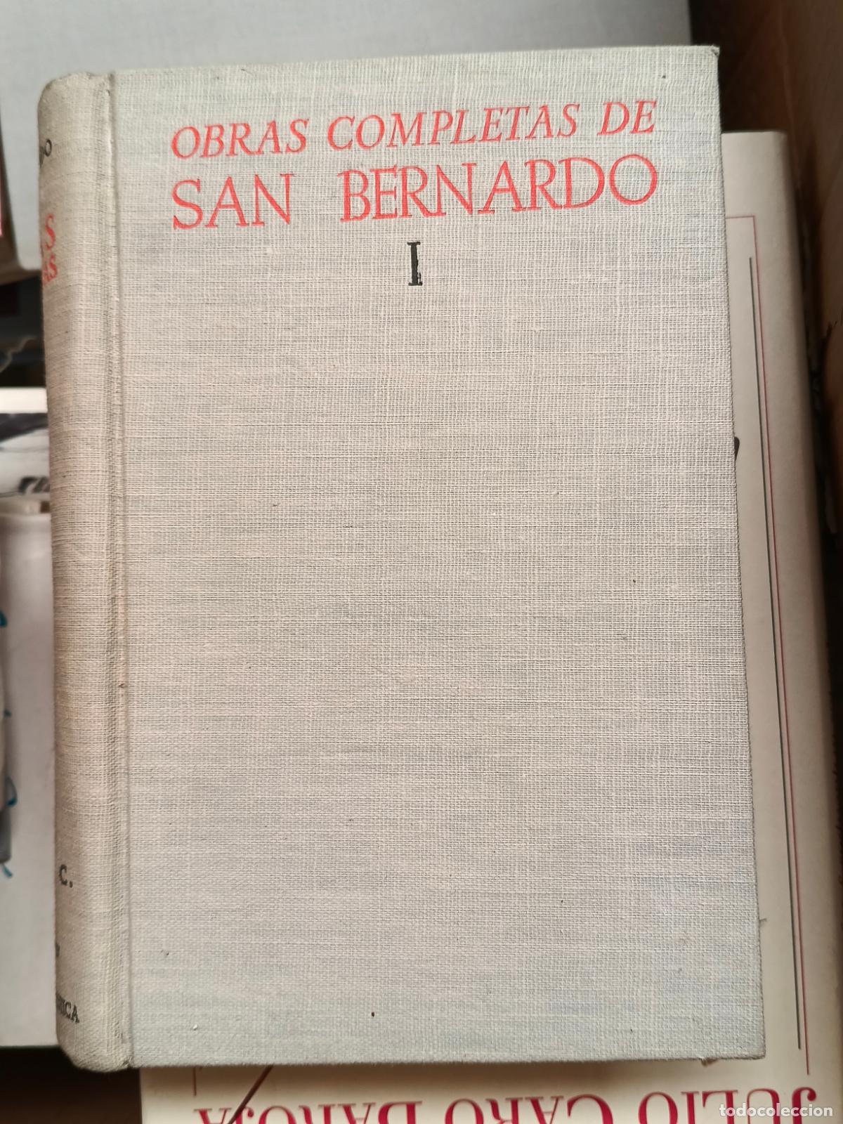 Libros de segunda mano: Obras completas de San Bernardo, tomo I. 1953 BAC