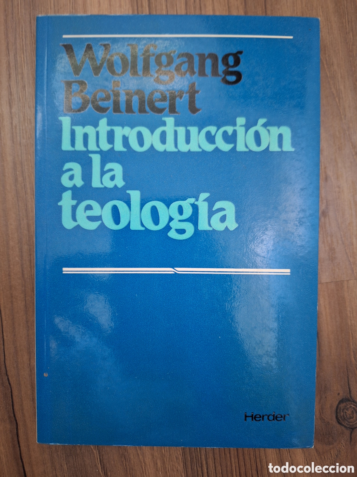 Libros de segunda mano: W. BEINERT, Introduccion a la teologia