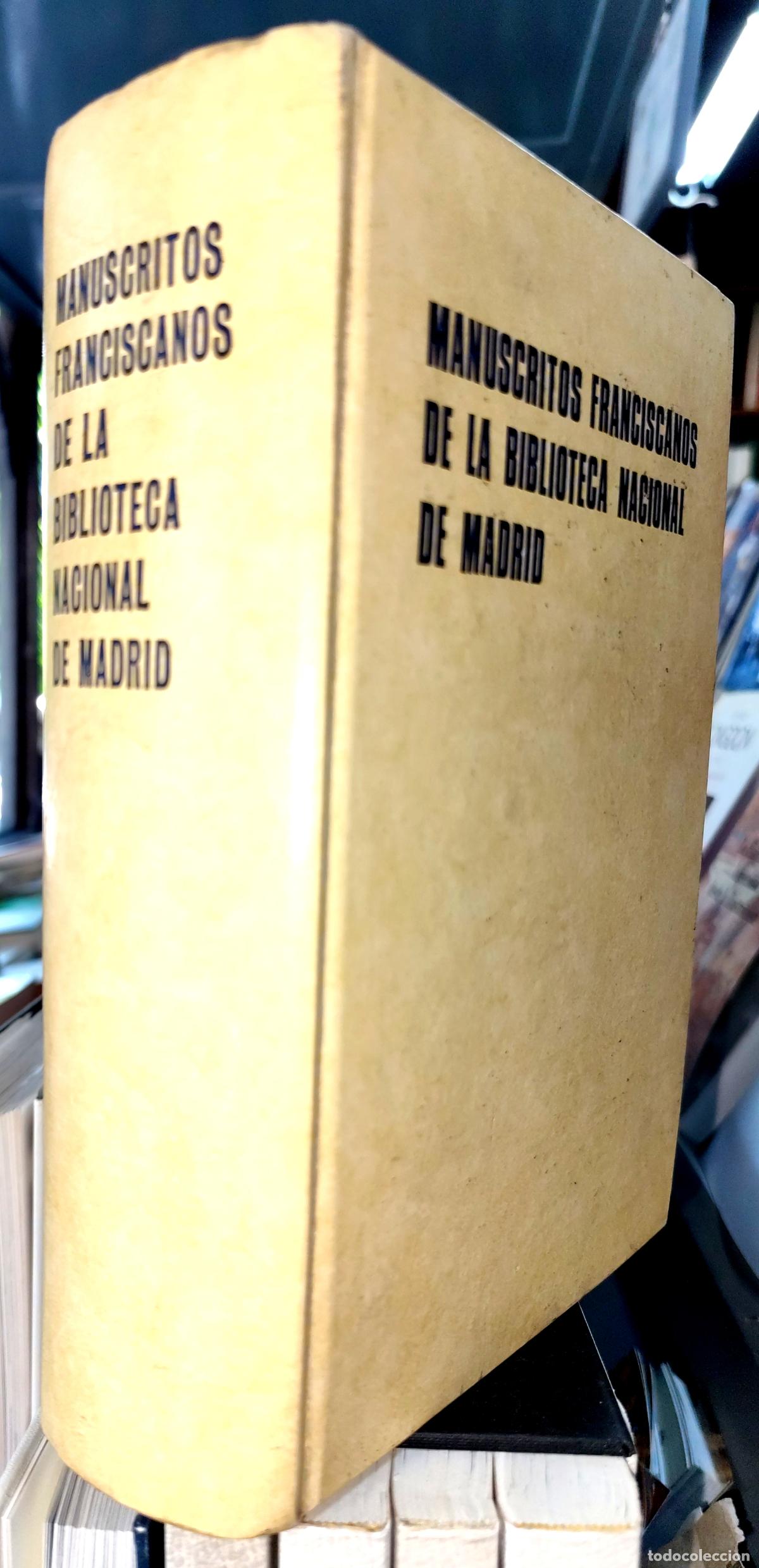 Libros de segunda mano: MANUSCRITOS FRANCISCANOS DE LA BIBLIOTECA NACIONAL DE MADRID. (MANUEL DE CASTRO, ORM)