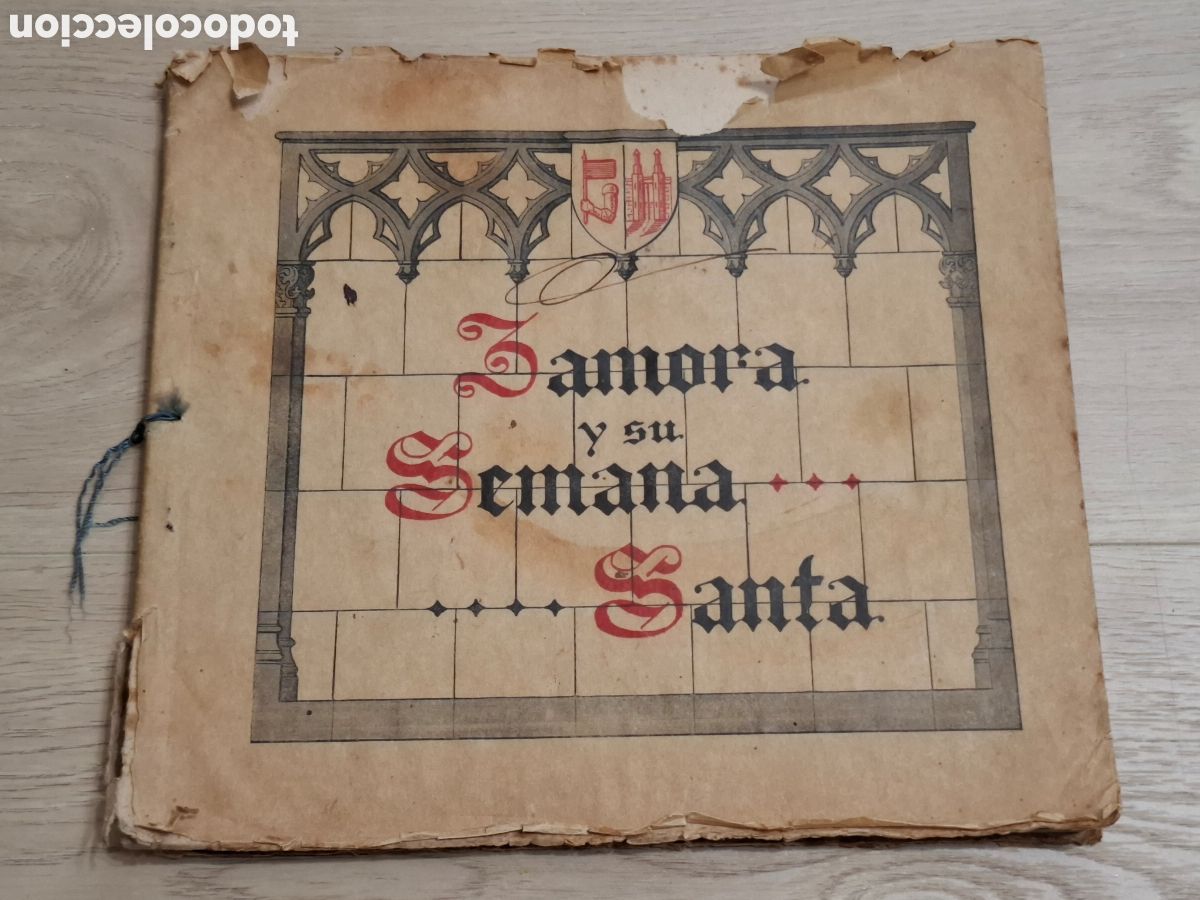 Libros de segunda mano: Zamora y su semana santa, 1943, dibujante director Pablo Huertas