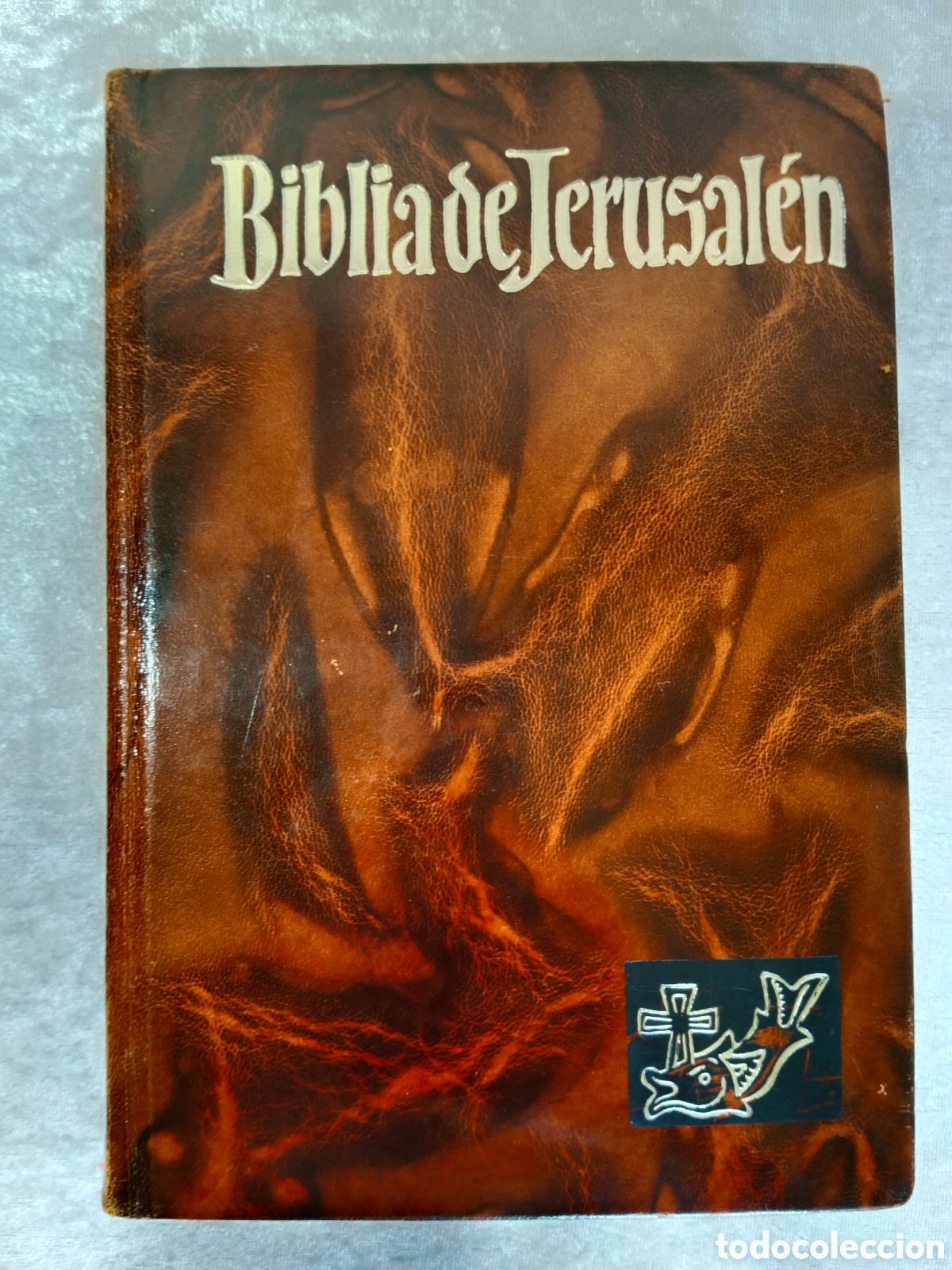 Libros de segunda mano: BIBLIA DE JERUSAL&Eacute;N , DESCL&Eacute;E DE BROUWER, LA EDICI&Oacute;N DE LUJO, PIEL Y CORTES DORADOS
