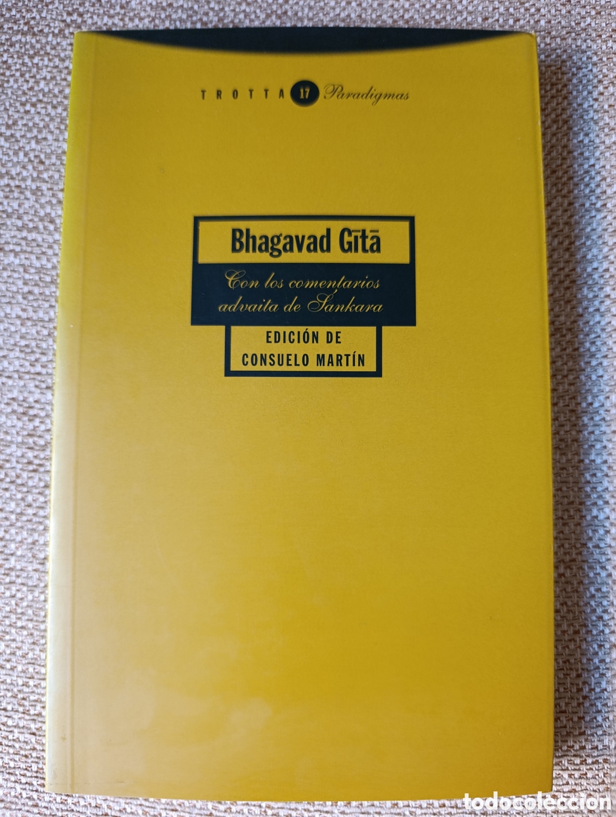 Libros de segunda mano: Bhagavad Gītā con los comentarios de Advaita de Sankara ed.Consuelo Martin