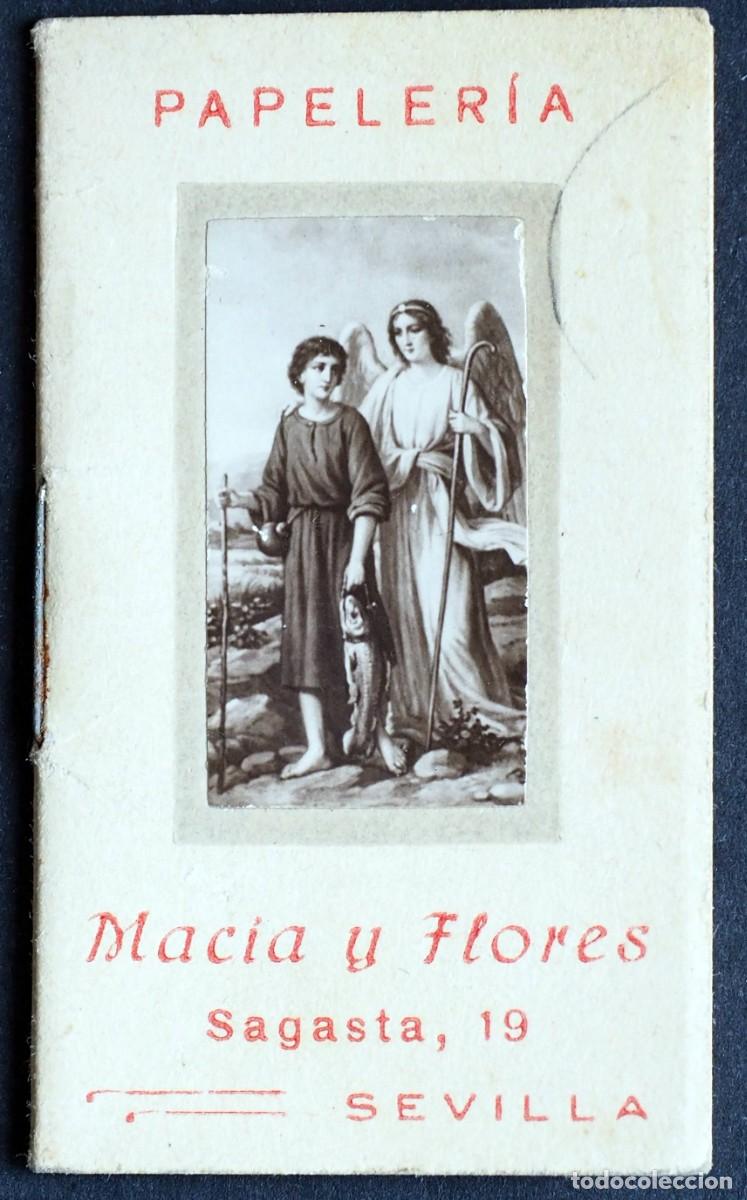 Libros de segunda mano: PEQUE&Ntilde;O ALMANAQUE RELIGIOSO: PAPELERIA MAR&Iacute;A Y FLORES. SAGASTA, 19 SEVILLA. A&Ntilde;O 1926
