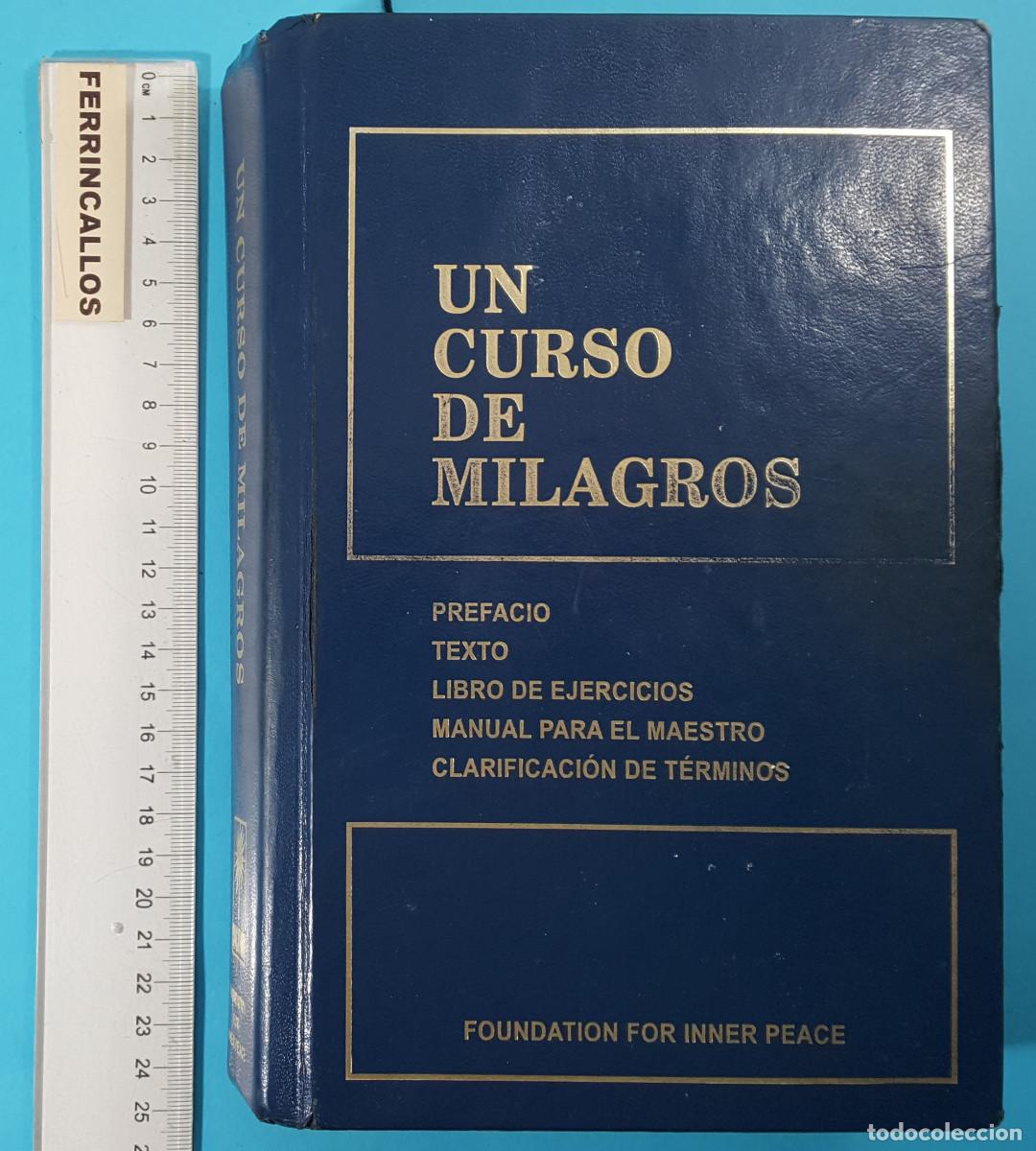 Libros de segunda mano: UN CURSO DE MILAGROS, FOUNDATION FOR INNER PEACE 2015, TAPA DURA