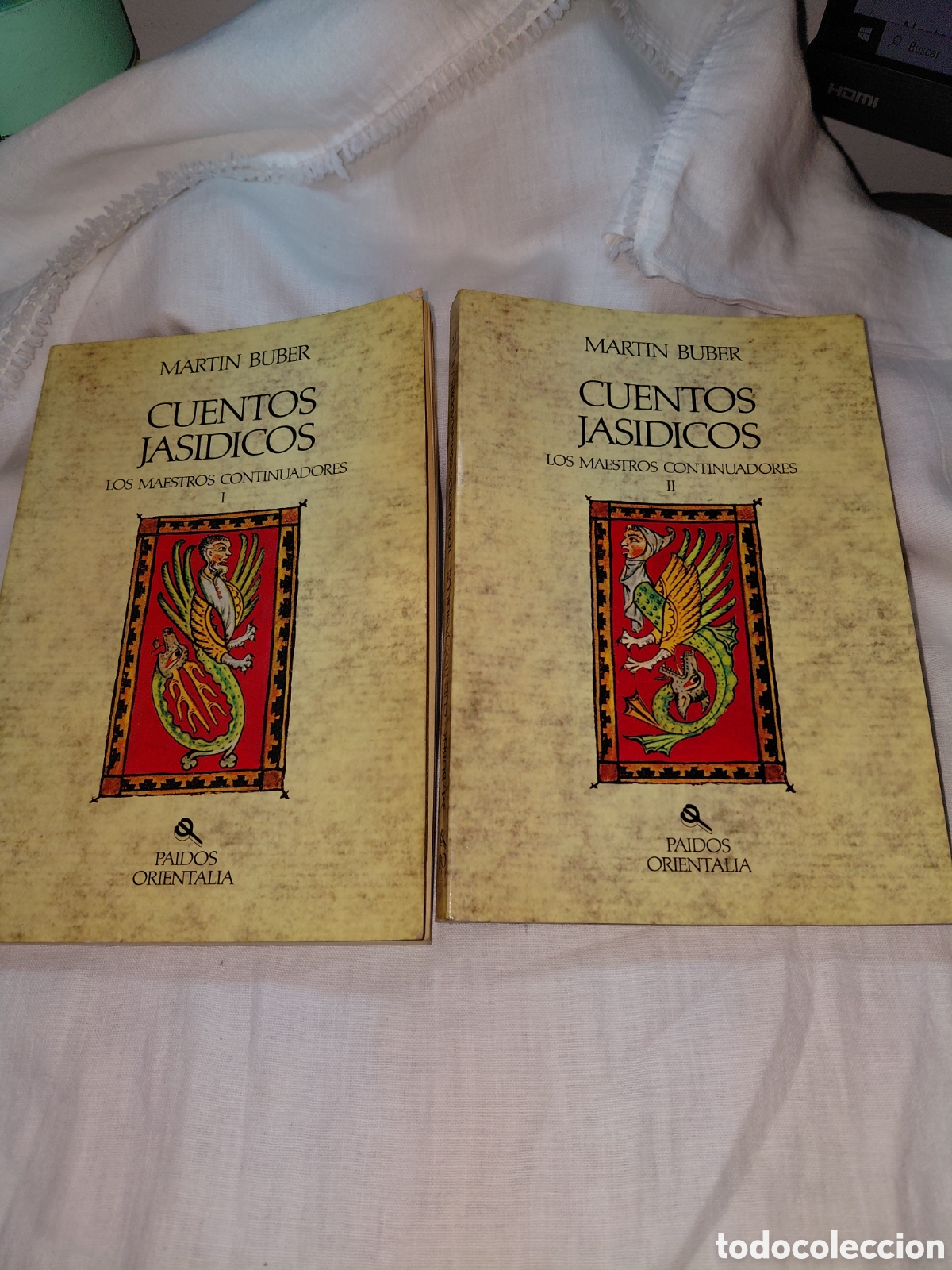 Libros de segunda mano: CUENTOS JASIDICOS LOS MAESTROS CONTINUADORES TOMOS I Y II.MARTIN BUBER.PAIDOS ORIENTALIA.1983.1&ordf; REI