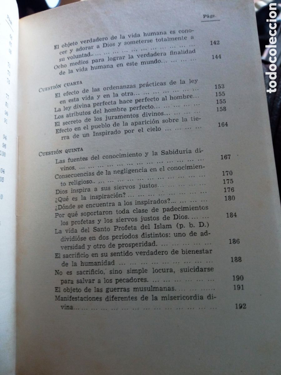 Libros de segunda mano: Antiguo libro, Las Ense&ntilde;anzas del Islam de 1950 - Foto 7
