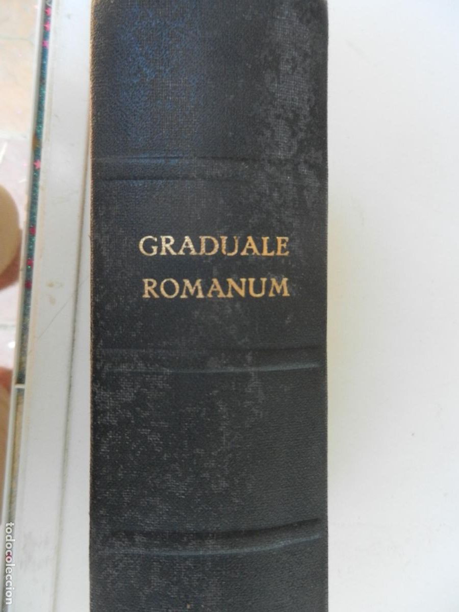 Libros de segunda mano: GRADUALE ROMANUM - SACROSANCTAE ROMANAE ECCLESIAE DE TEMPORE ET DE SANCTIS-DESCL&Eacute;E & SOCII 1961.