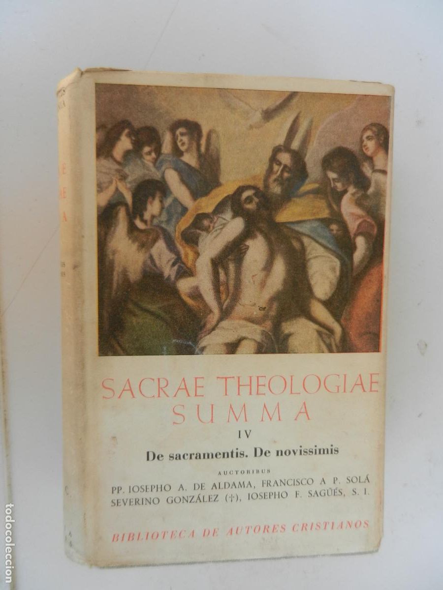 Libros de segunda mano: SACRAE THEOLOGIAE SUMMA - TOMO IV - DE SACRAMENTIS. DE NOVISSIMIS - BAC 1951.