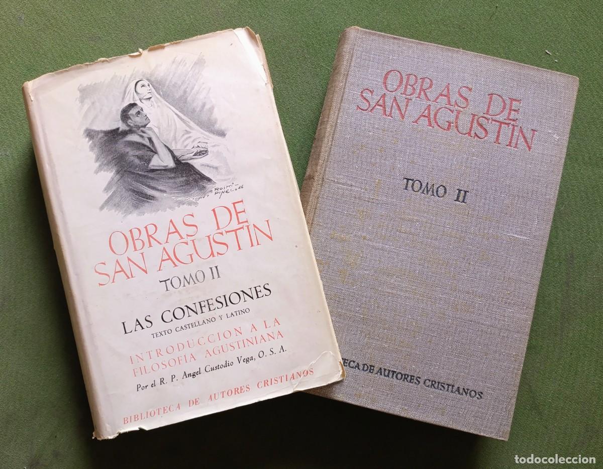 Libros de segunda mano: OBRAS DE SAN AGUST&Iacute;N - Tomo II - CONFESIONES - B.A.C. 1&ordf; ed 1946 - D20.
