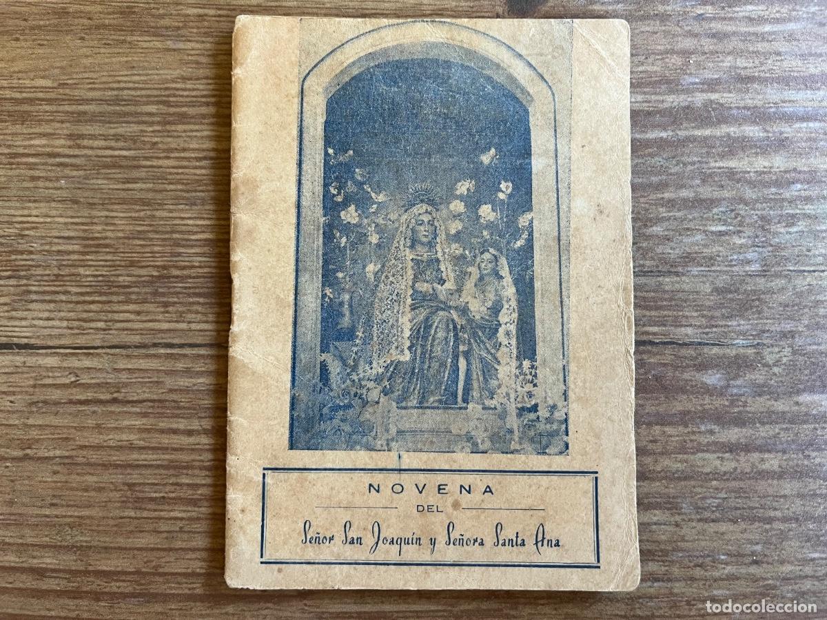 Libros de segunda mano: NOVENA SE&Ntilde;OR SAN JOAQUIN Y SE&Ntilde;ORA SANTA ANA - CHICLANA - C&Aacute;DIZ - PRINCIPIO SIGLO XX