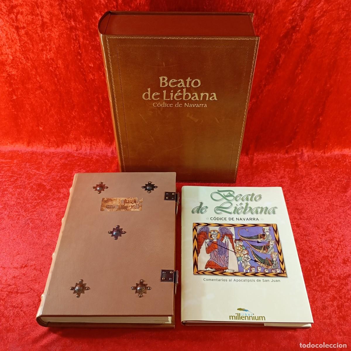 Libros de segunda mano: BEATO DE LI&Eacute;BANA - C&Oacute;DICE DE NAVARRA - EDICI&Oacute;N FACS&Iacute;MIL CERTIFICADA - 511/995 - MILLENNIUM / 490
