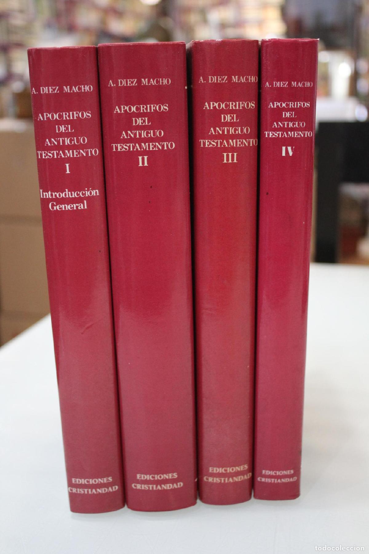 Libros de segunda mano: Ap&oacute;crifos del Antiguo Testamento.- 4 tomos. - D&iacute;ez Macho, Alejandro.