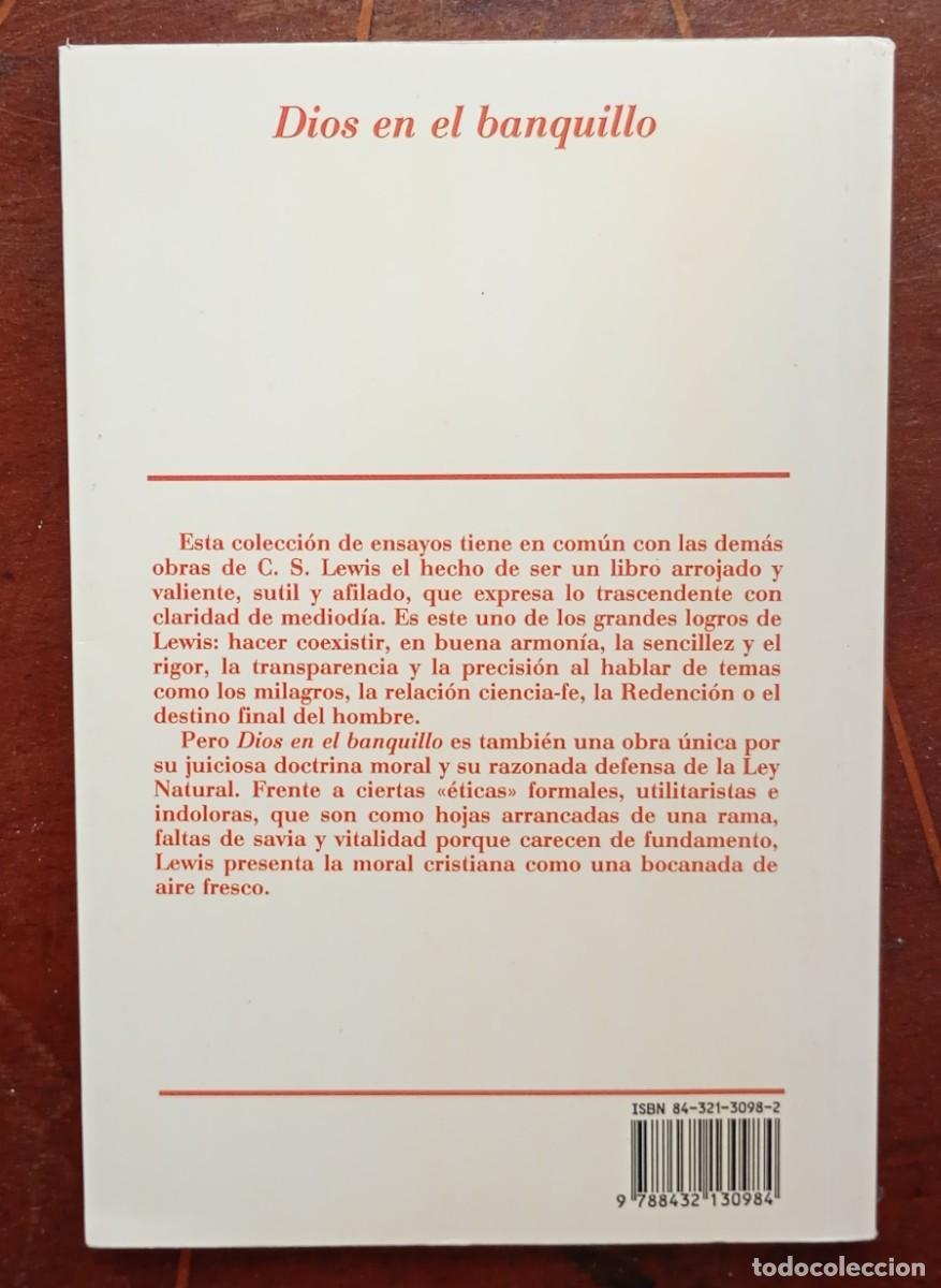 Libros de segunda mano: C. S. Lewis DIOS EN EL BANQUILLO - Foto 3