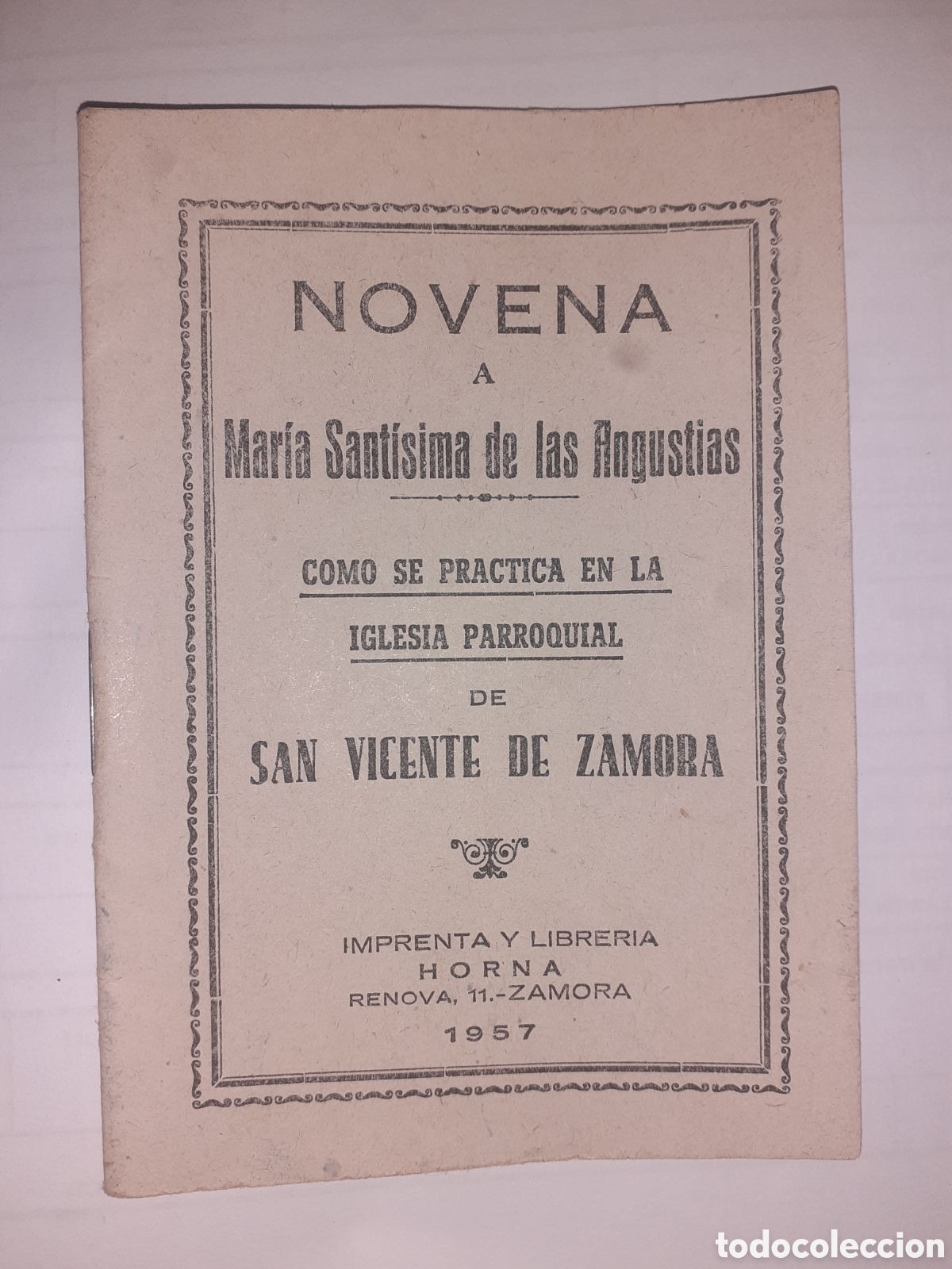 Libros de segunda mano: NOVENA A NUESTRA MADRE DE LAS ANGUSTIAS. 1957. 32 PAGS