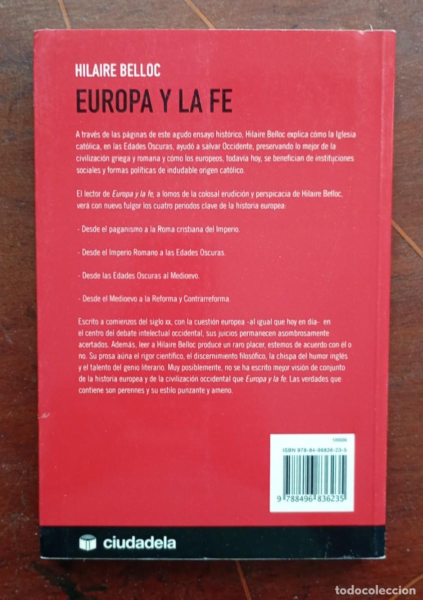 Libros de segunda mano: Hilaire Belloc EUROPA Y LA FE - Foto 3