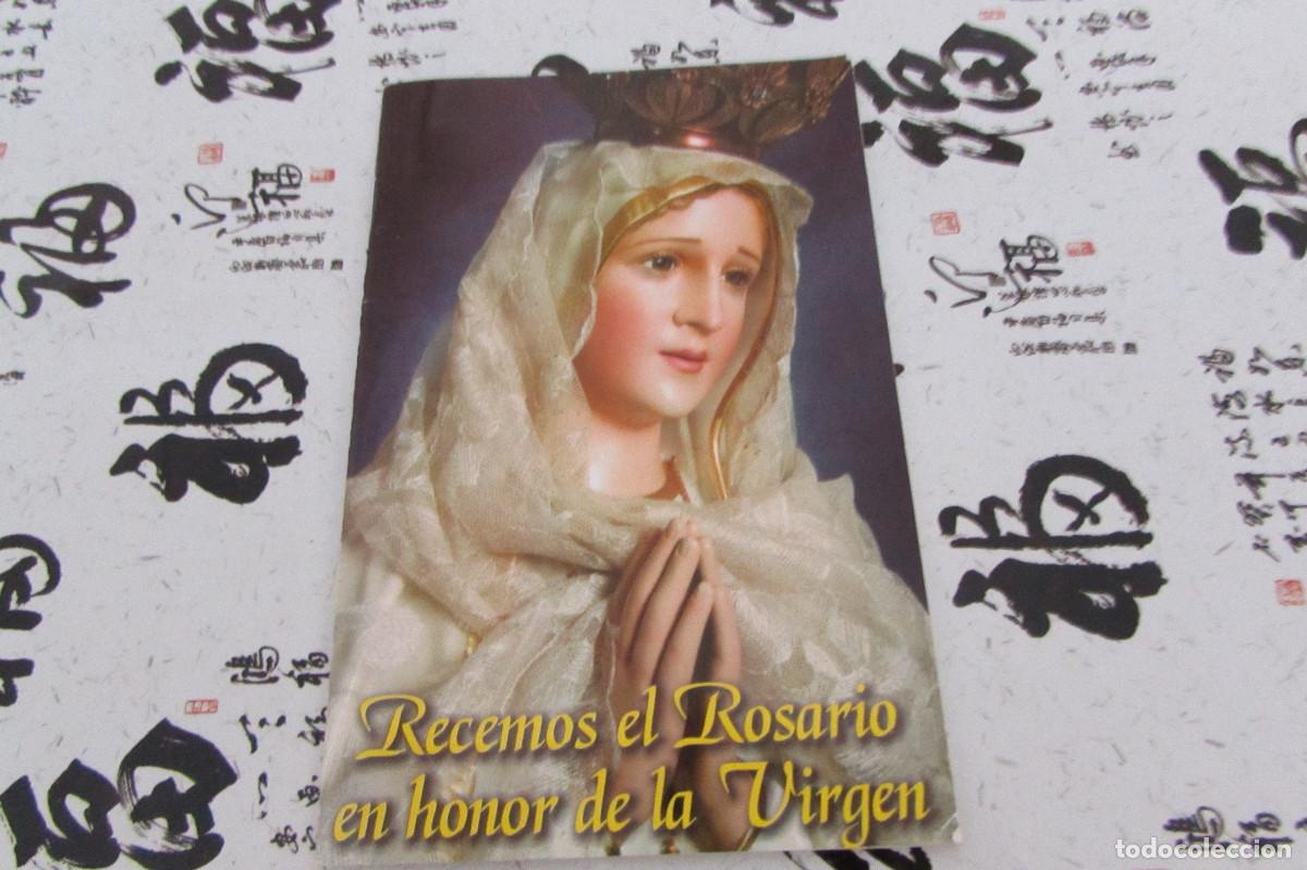 Libros de segunda mano: Recemos el rosario en honor a la virgen
