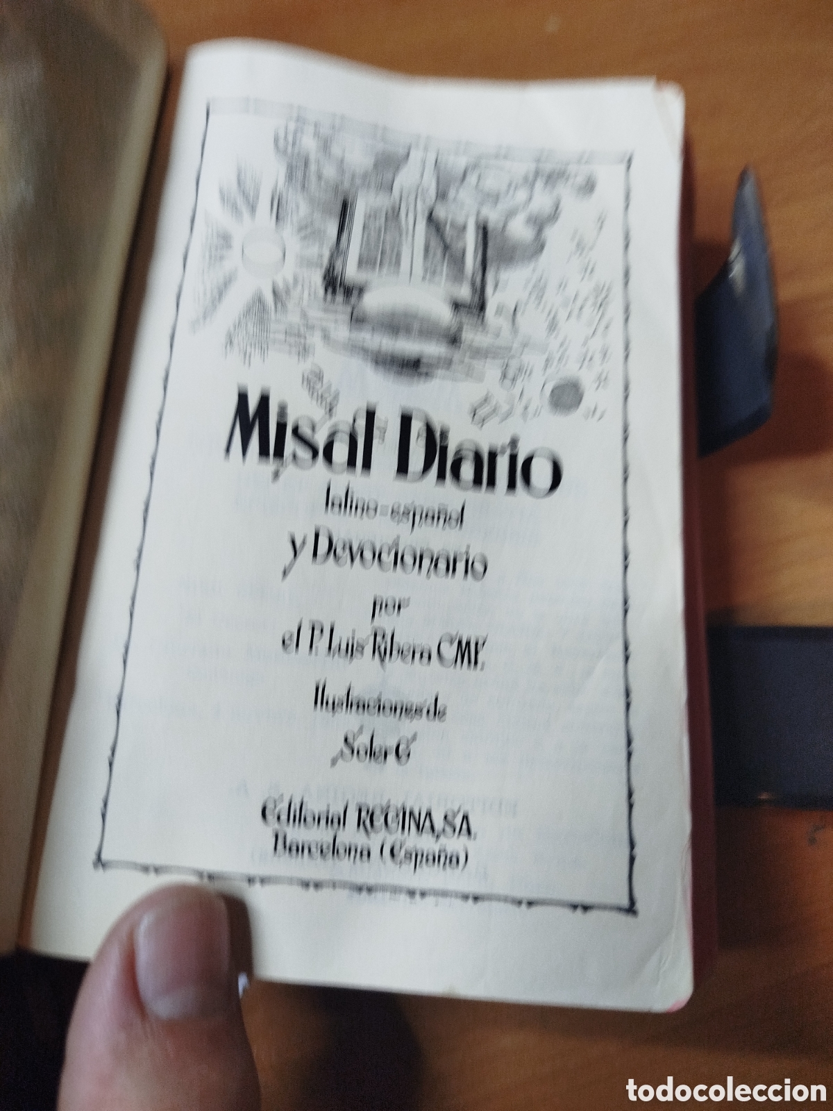 Libros de segunda mano: Misal diario latino espa&ntilde;ol y devocionario. Luis Rivera