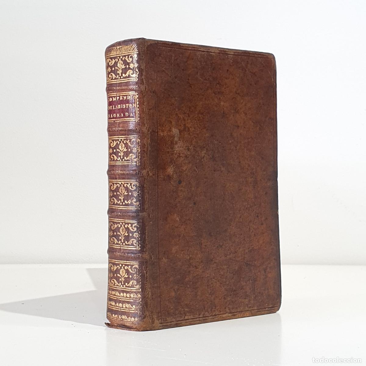 Libros de segunda mano: An&oacute;nimo - Compendio de la Historia Sagrada del Antiguo y Nuevo Testamento en que se da noticia de lo