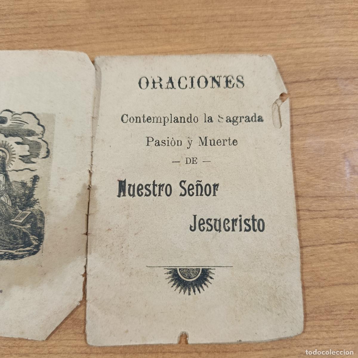 Libros de segunda mano: ORACIONES CONTEMPLANDO LA SAGRADA PASI&Oacute;N Y MUERTE DE NUESTRO SE&Ntilde;OR JESUCRISTO.