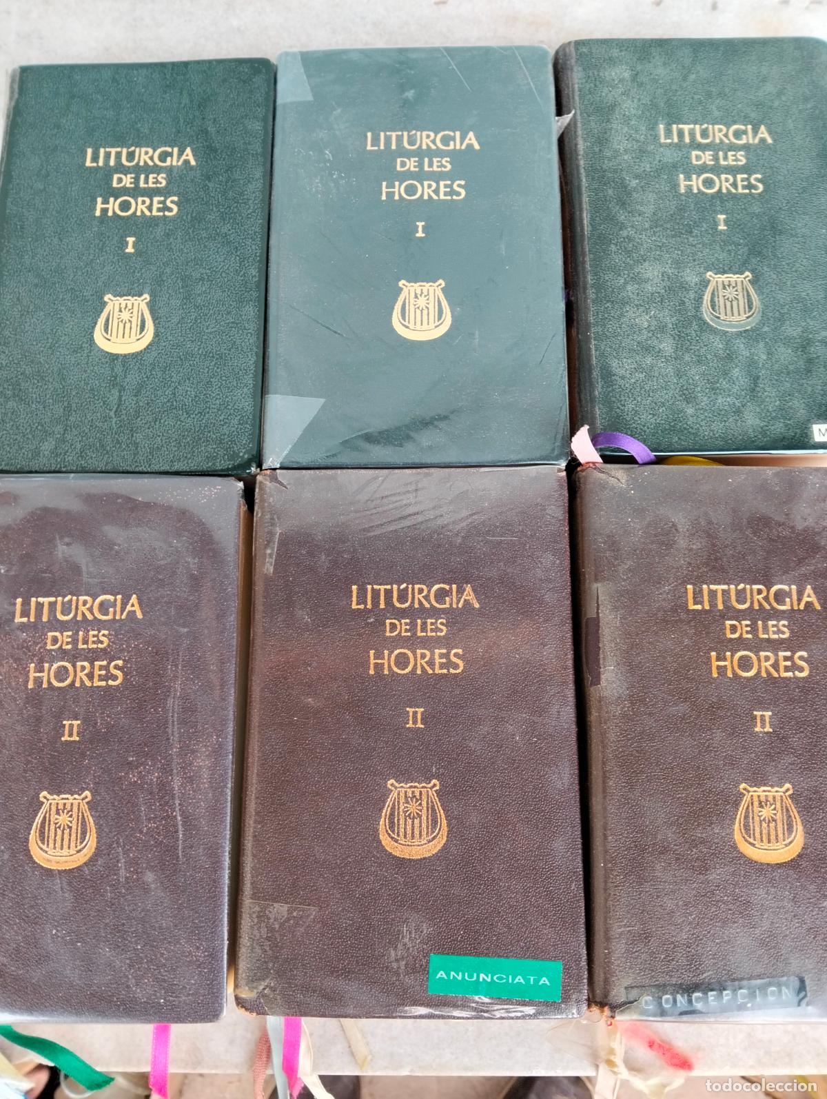 Gebrauchte B&uuml;cher: Lit&uacute;rgia de les hores segons el ritu rom&agrave; I II ofici div&iacute; Regina 1977 1978 lote 6 llibres catal&agrave;