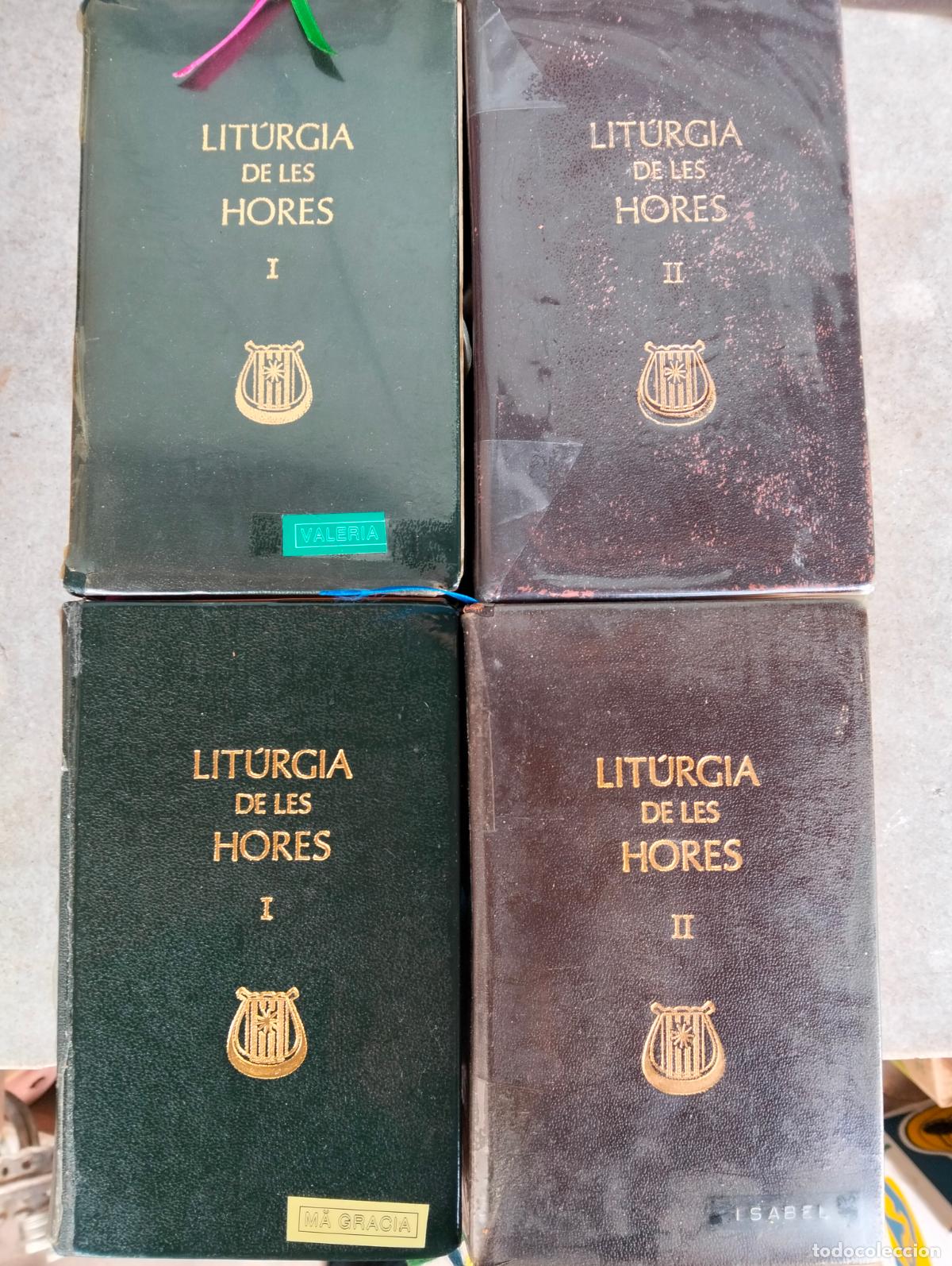 Gebrauchte B&uuml;cher: Lit&uacute;rgia de les hores segons el ritu rom&agrave; I II ofici div&iacute; Regina 1977 1978 lote 4 llibres catal&agrave;