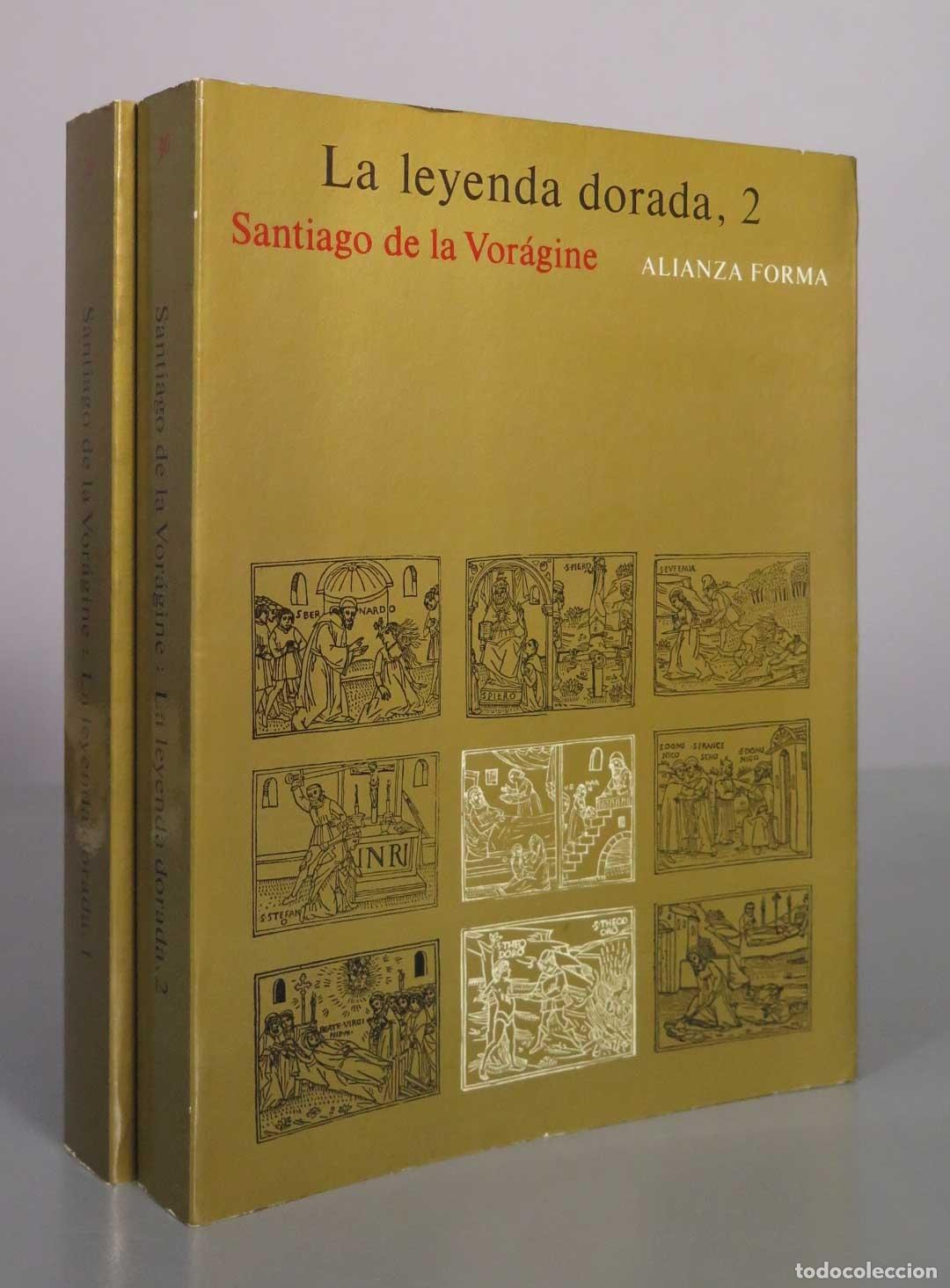 Libros de segunda mano: La leyenda dorada - Santiago de la Vor&aacute;gine - Alianza Editorial 2 TOMOS